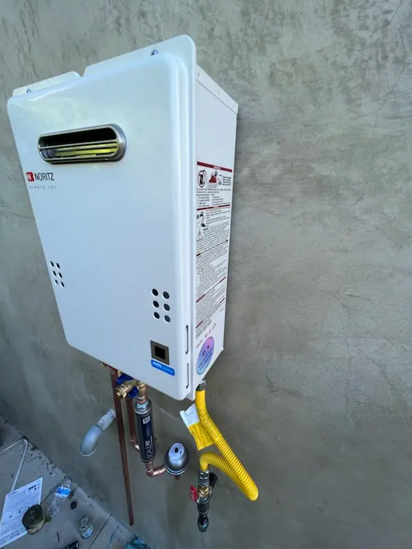 Tankless water heater installation for Burlington homes